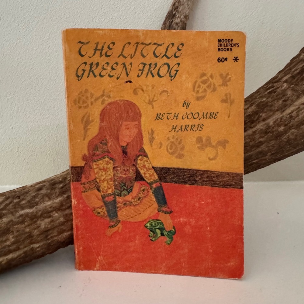 The Little Green Frog Beth Coombe Harris Moody Press 1971 Vintage Childrens Book
